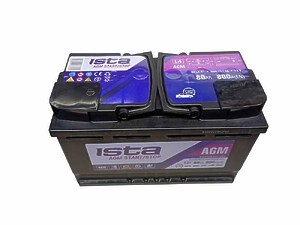 Ista Start-Stop AGM 80 R+